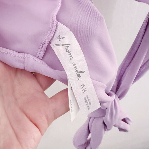 Urban Outfitters Out From Under Sorelle Twist Halter Bra Top Lavender Purple - Picture 3 of 6